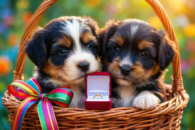 Puppyliefde voor jullie verloving