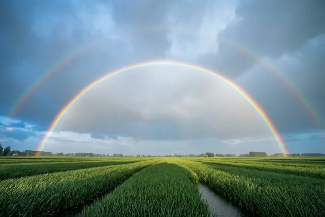 Kleur na de regen