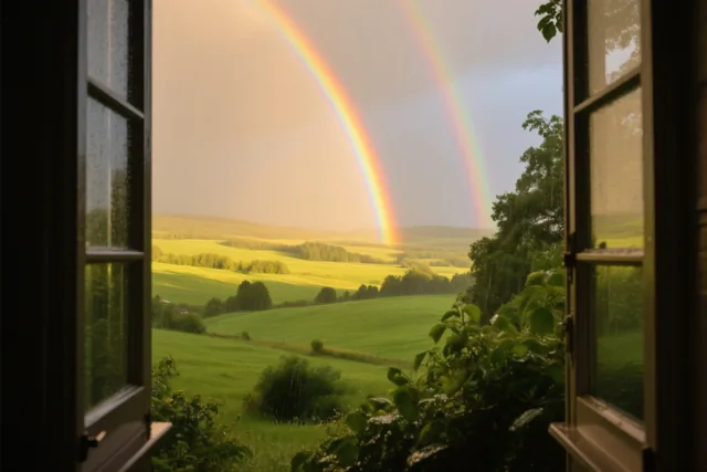 Een regenboog vol goede moed