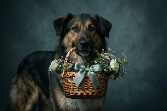 Merci van de Duitse herder