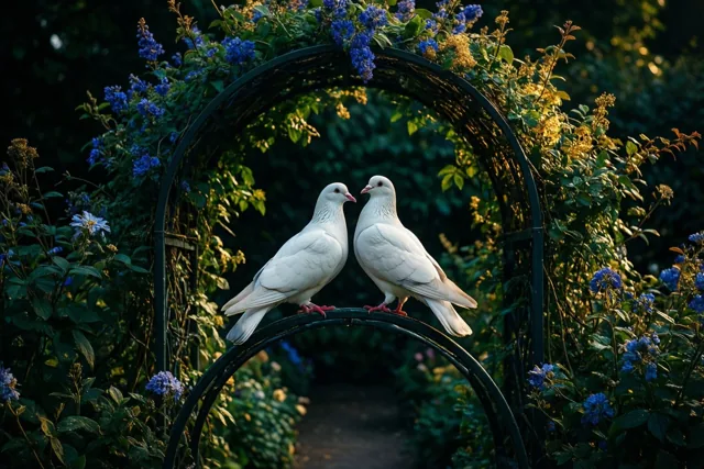 Samen op de liefdesboog