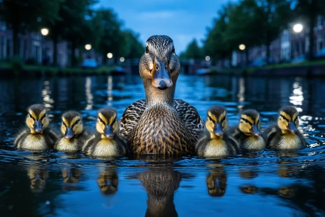 Samen door de schemering