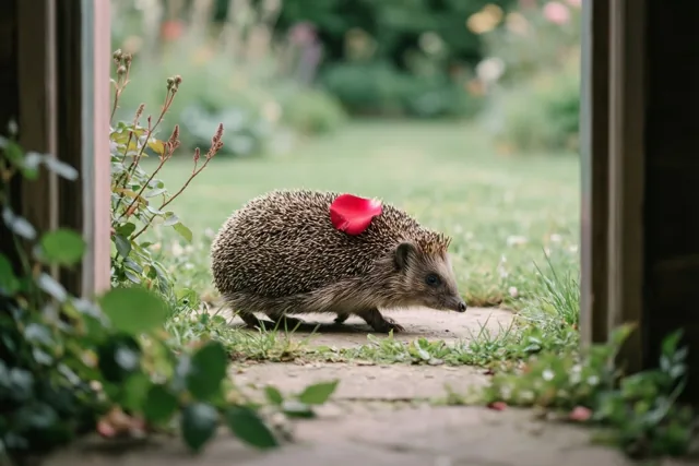 Egel op weg naar liefde