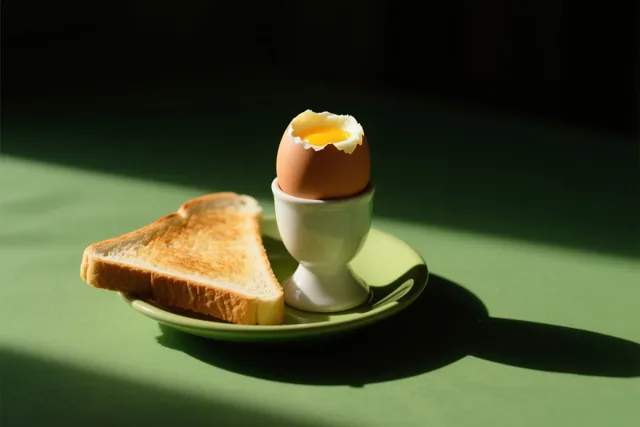 Rustig ontbijten vandaag