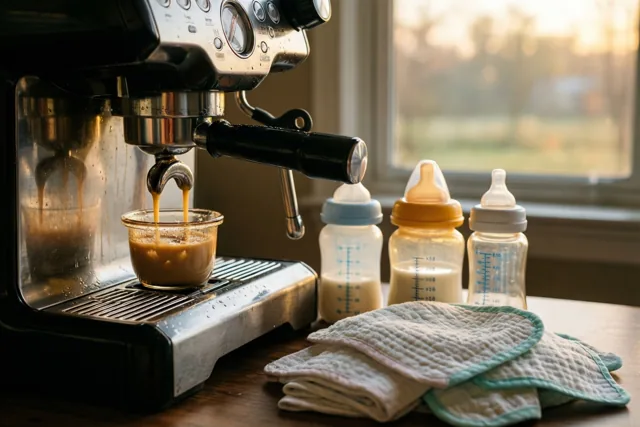 Welkom baby, zet maar koffie