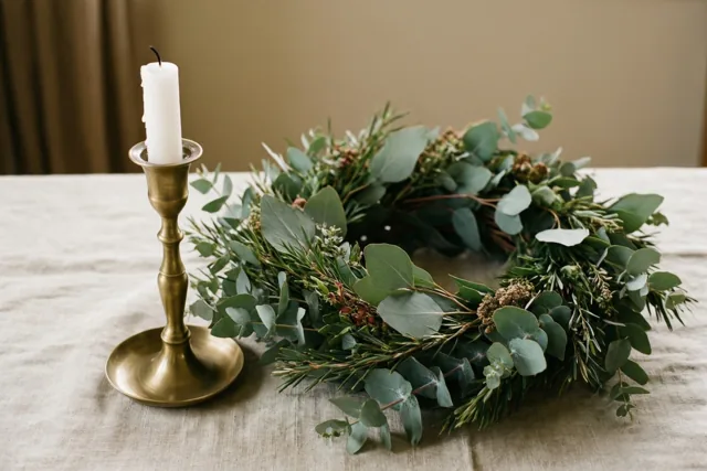 Kerst met natuurlijke eenvoud