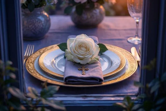 Een warme wens aan de feesttafel