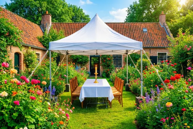 Communie in de hoevetuin