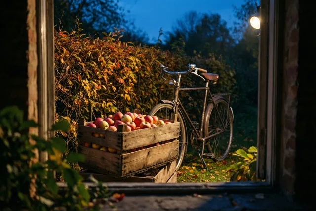 Herfstnostalgie met een kist appels