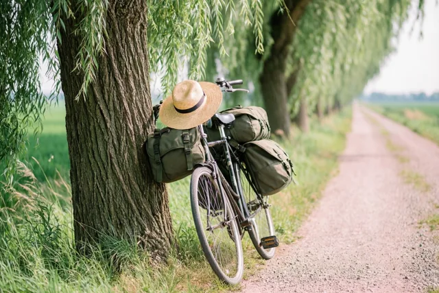 Fietspauze op de Vlaamse buiten