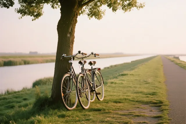 Samen langs het water