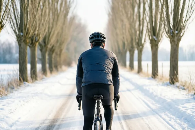 Wintertocht tussen de knotwilgen