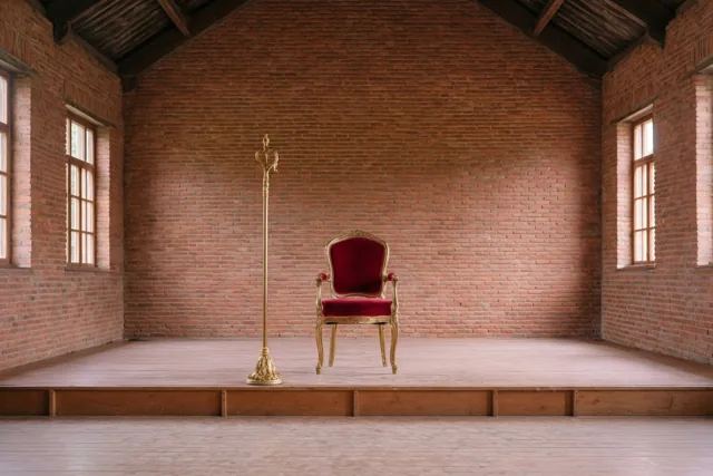 De sintenstoel staat al klaar