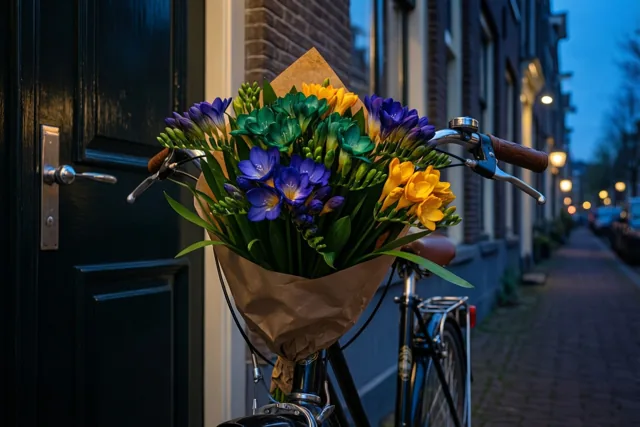 Freesia's brengen mijn dankjewel