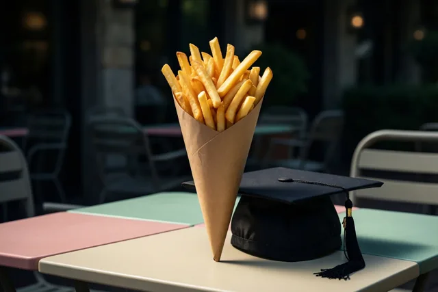 Frietjes voor een knappe kop