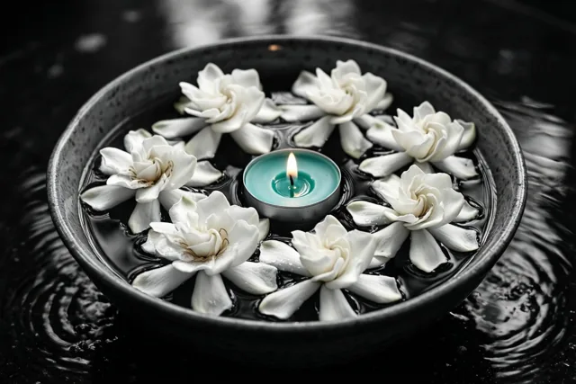 Een lichtje tussen de gardenia’s