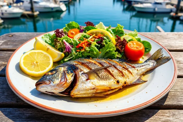 Aan tafel bij de bootjes