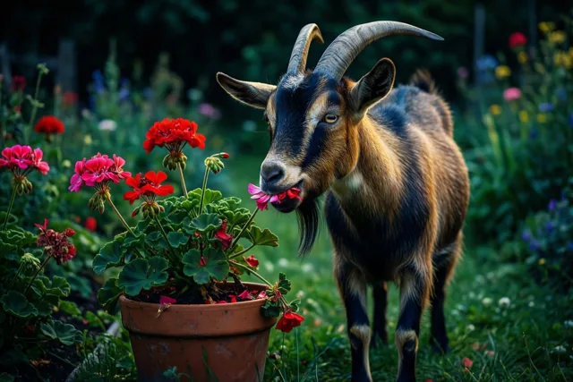 Sorry voor de geraniums