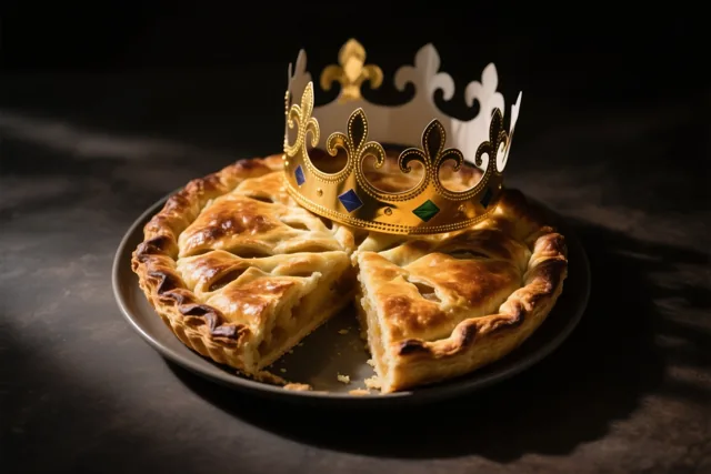 Gouden kroon in de schijnwerper
