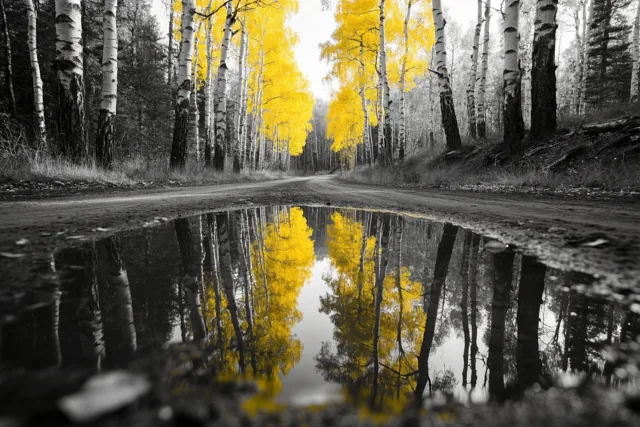 Geel in een stille wereld