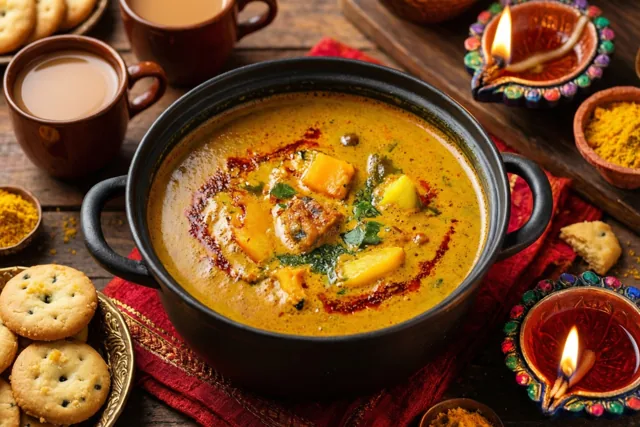 Samen curry delen met Diwali