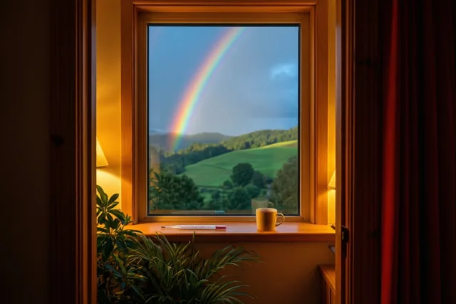 Goede moed in regenboogkleuren