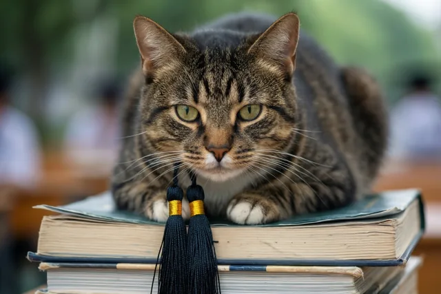 Boeken toe, zegt de kat