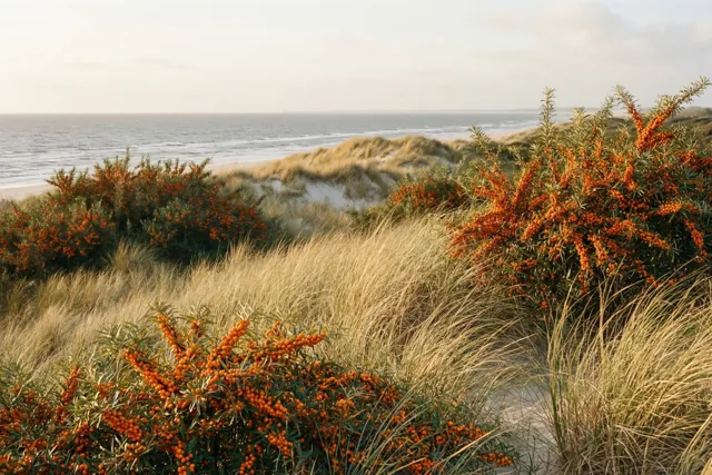 Gouden duinen vol herfst