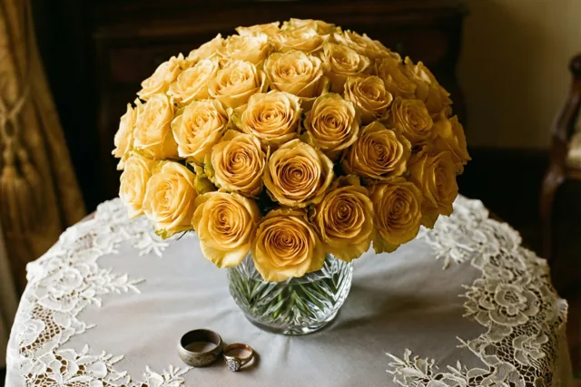 Gouden rozen voor jullie
