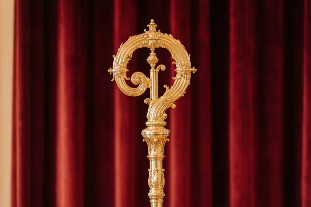 Sierlijke krullen van de Sint