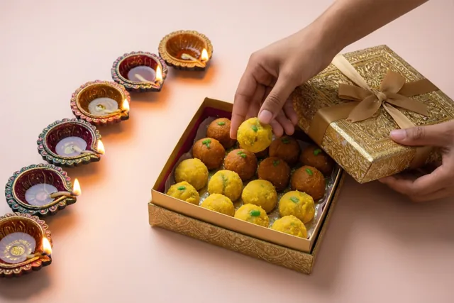 Een doosje zoet Diwaligeluk