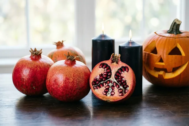 Halloween bij een elegante herfsttafel