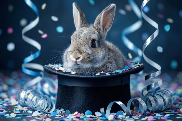 Carnavalsmagie met een konijntje