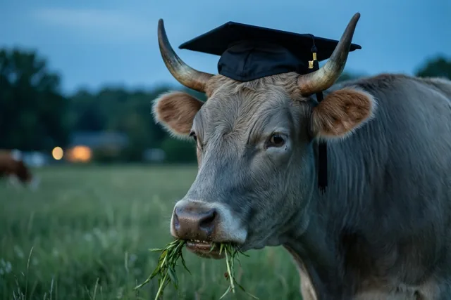 Koe klaar met studeren
