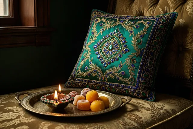 Diwali met zijde en goud