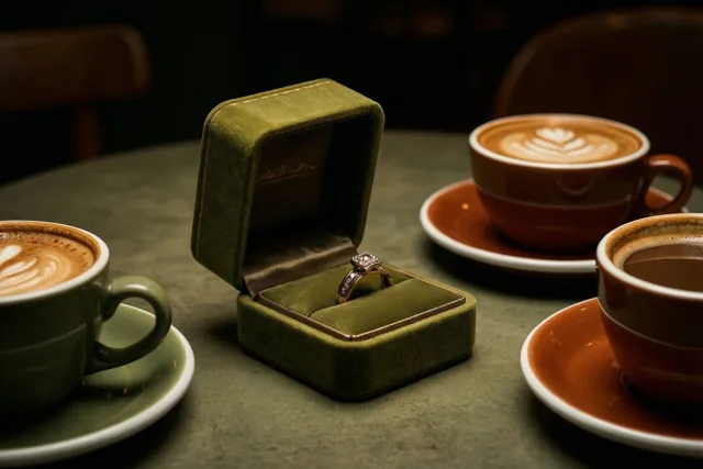 Koffie voor twee verloofden