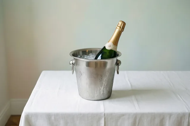 De champagne staat klaar