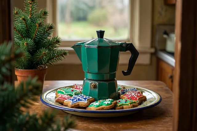 Kerst met groen email