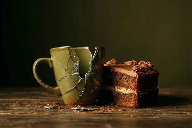 Een barst vraagt om chocolade