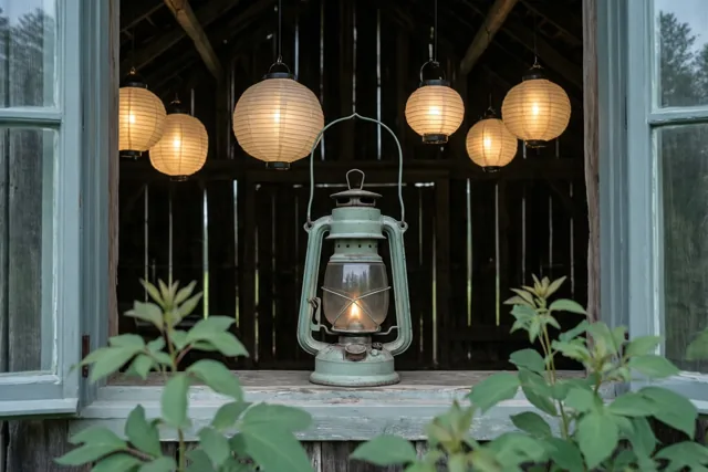 Een groene lamp vol Sint-Maartennostalgie