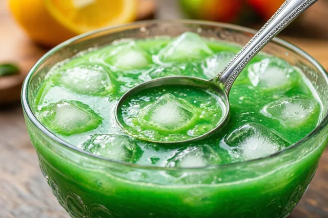 Groene punch voor heksen