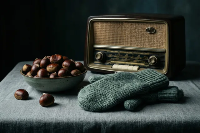 Groene wanten voor een nostalgische herfst
