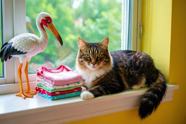 Een kleine huisgenoot voor poes