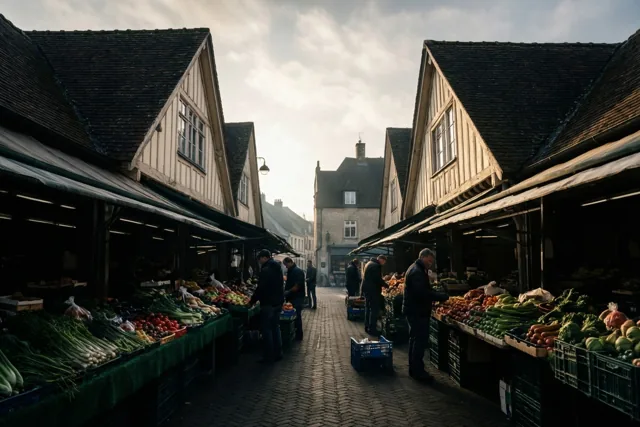 Een verse start op de dorpsmarkt