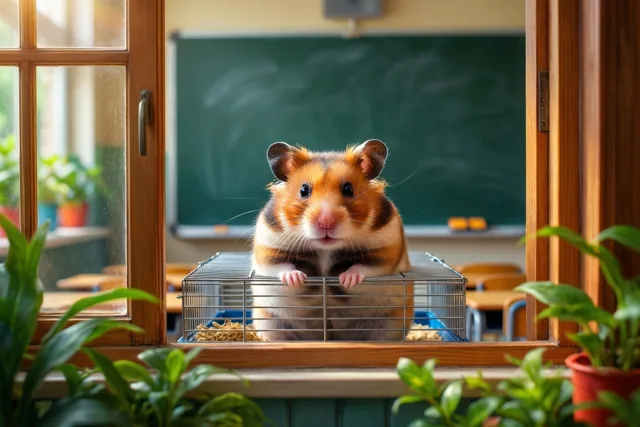 Een hamster voor de juf