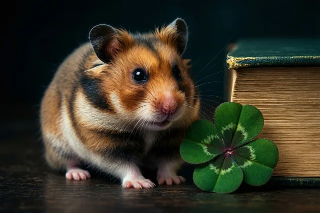 Hamstergezelschap tijdens de blok