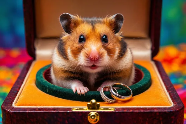 Hamsterwensen voor een lief bruidspaar