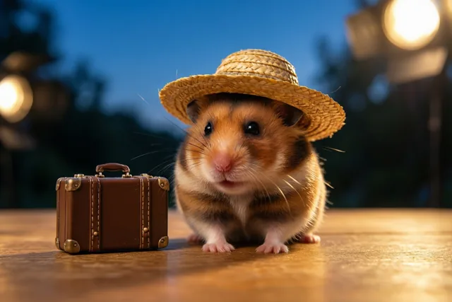 Een zomeravond met hamstertje