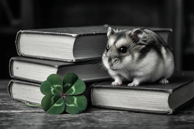 Blokken met een hamster