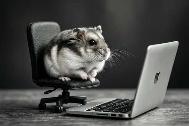 Kleine hamster, grote werkplannen